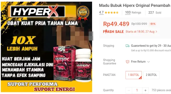 harga madu HyperX