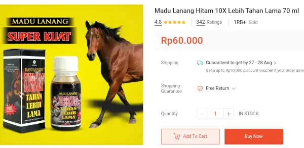 harga madu Lanang