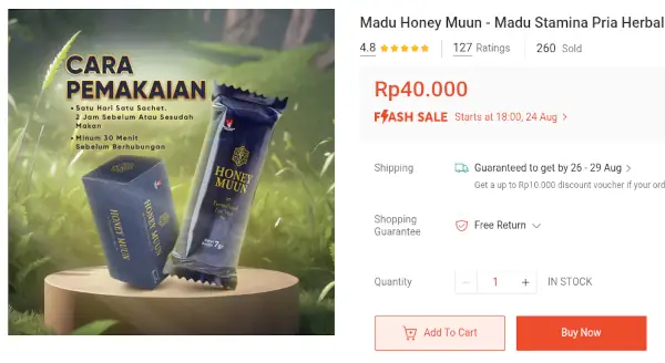 harga madu Honey Muun