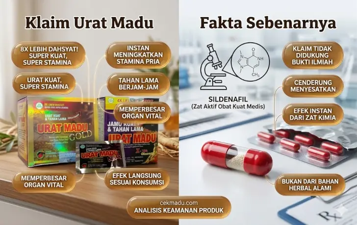 klaim urat madu dan fakta sebenarnya