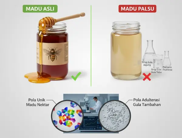 alsan madu sering dipalsukan