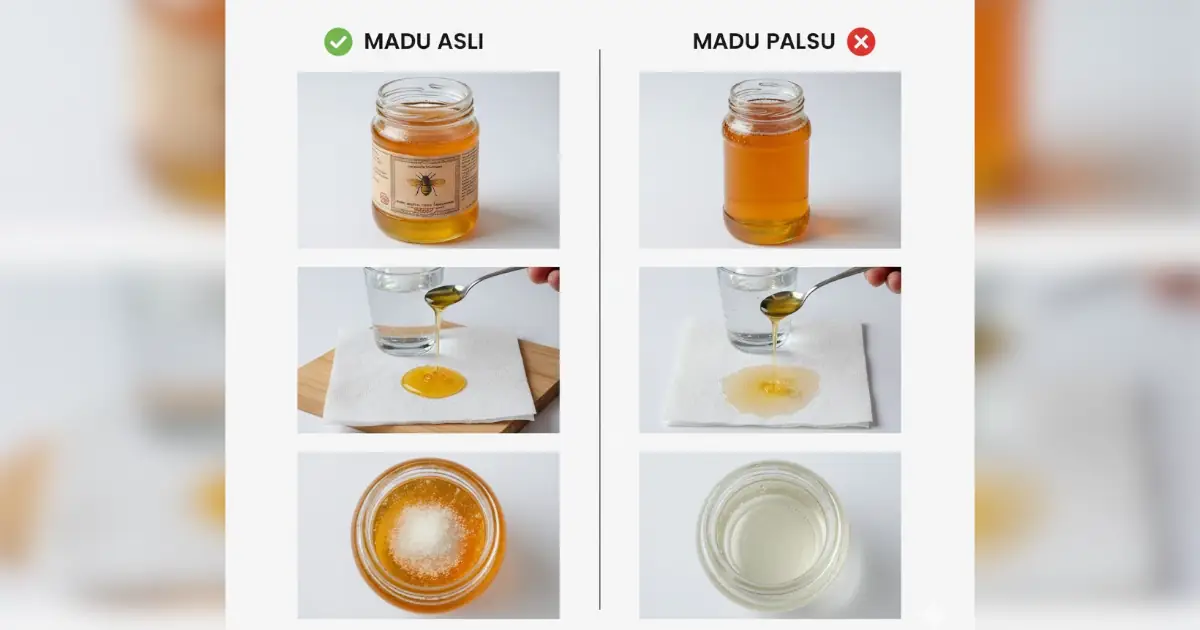 cara membedakan madu asli dan palsu