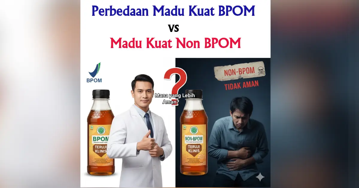 perbedaan madu kuat bpom vs non bpom