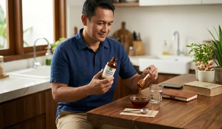cara aman minum madu kuat