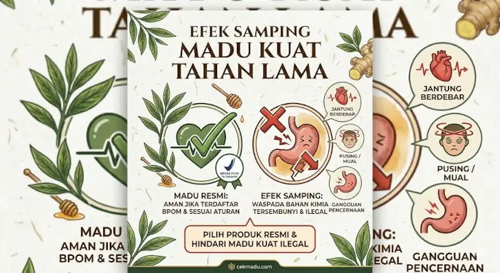 efek samping madu kuat